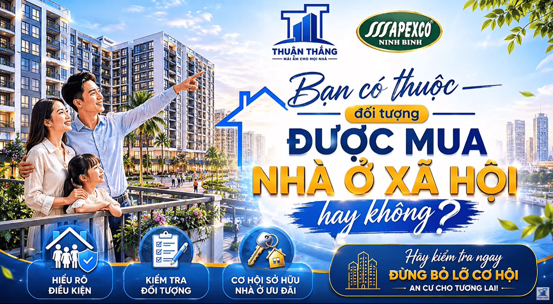 NƠXH KHÁNH HOÀ: BẠN CÓ THUỘC ĐỐI TƯỢNG MUA NHÀ Ở XÃ HỘI?